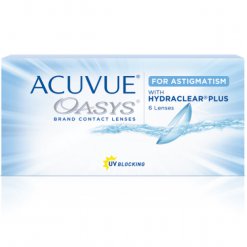 Acuvue Oasys For Astigmatism 6pck עדשות מגע צילינדר דו שבועיות