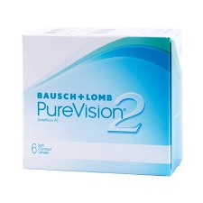 Purevision 2 6pck עדשות מגע חודשיות